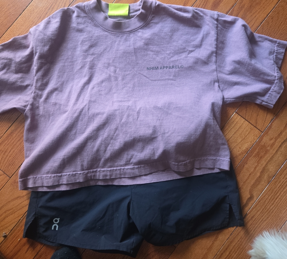 NHIM APPAREL® Women’s Dusty Mauve Cropped Tee